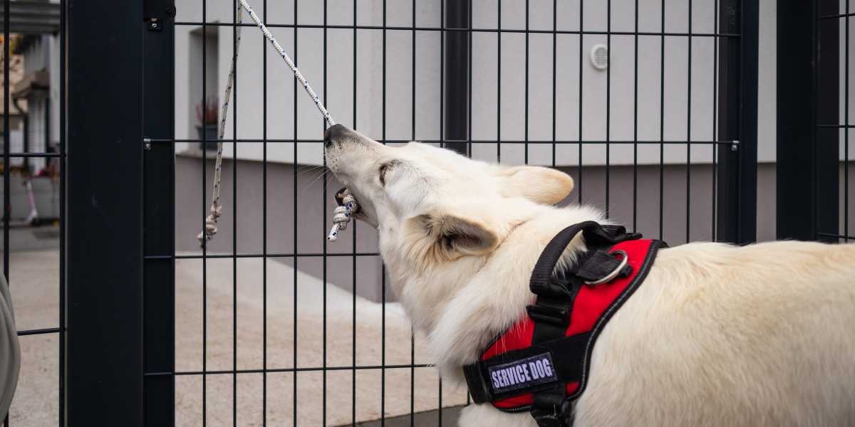 Training of a service dog